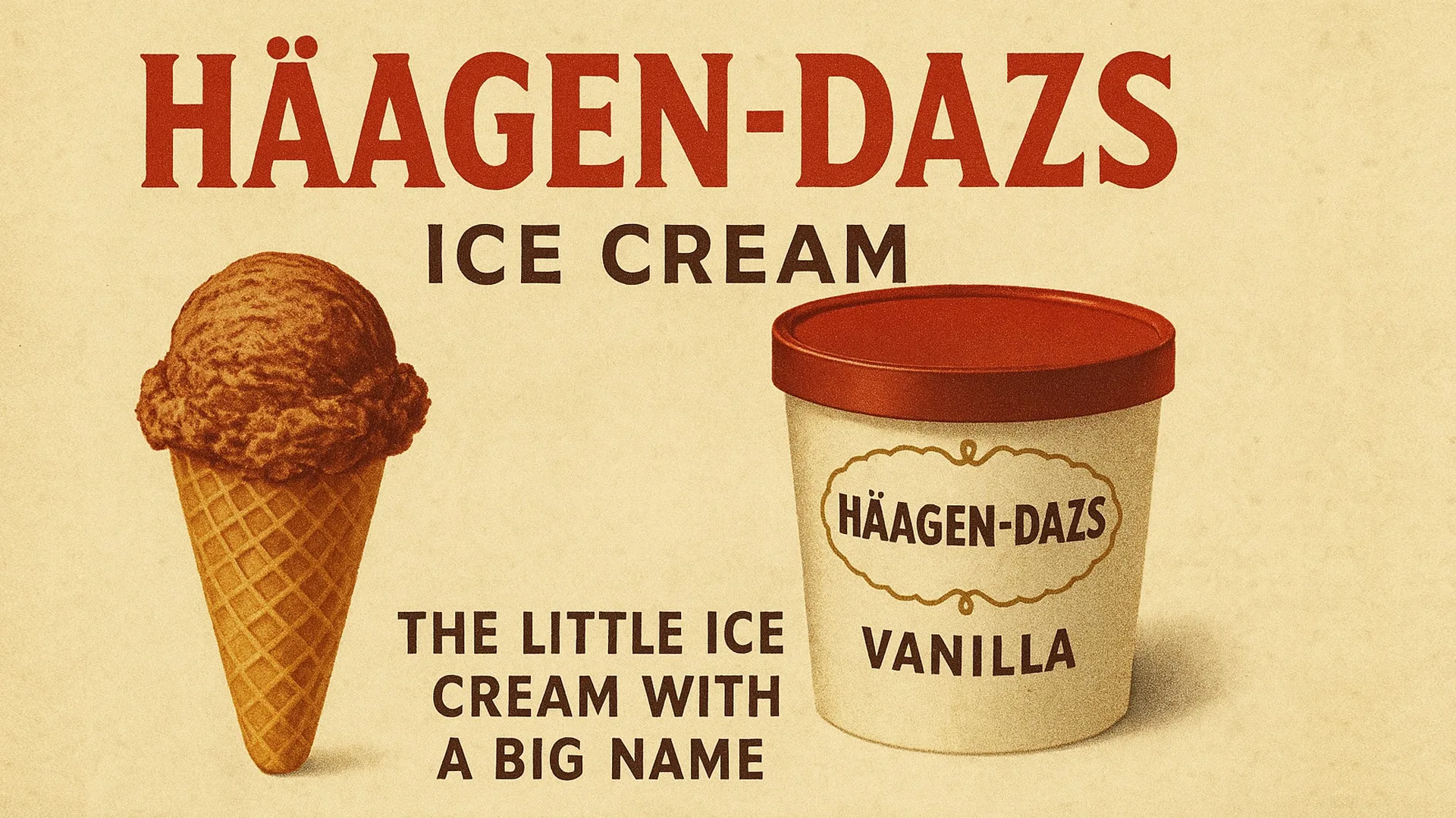 La increíble historia real de Häagen-Dazs: un nombre inventado que conquistó el mundo